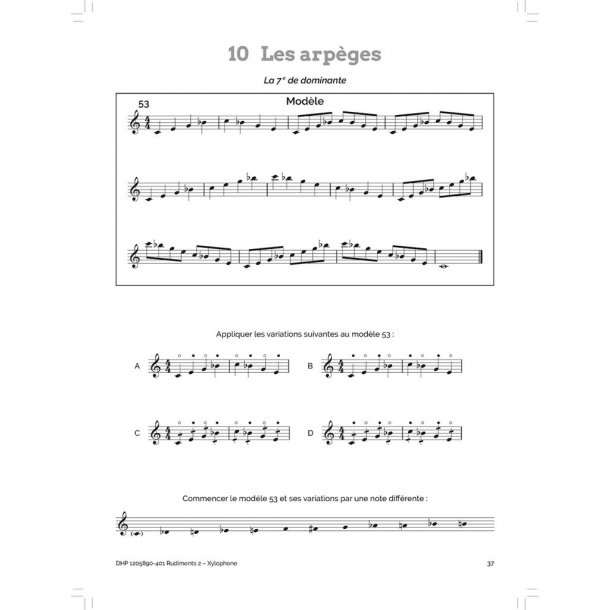 Rudiments 2 - Xylophone : Technique essentielle de la percussion